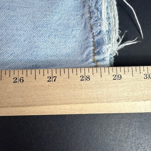 AGOLDE Jeans Women's 26x28* Low Slung Baggy High Rise Light Blue Denim Tag 22 - Picture 12 of 16